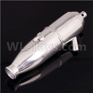 HSP 94188 spare parts-102009 02026-02 HSP exhaust pipe Fpr the Aluminum Exhaust Pipe unit,Upgrade HSP 94188 RC Car Truck Parts,Upgrade HSP 1:10 RC Truck Spare parts Accessories,HSP 94188 Upgrade Parts